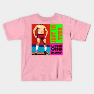 SpinSpinBunny Single 'Just in Time' Artwork Kids T-Shirt
